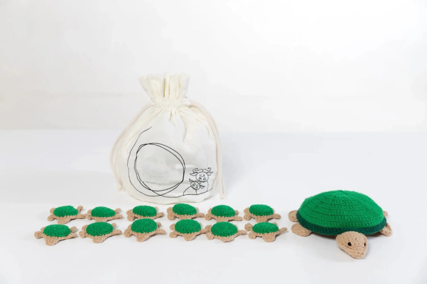 Memory Match Turtles Crochet Pattern